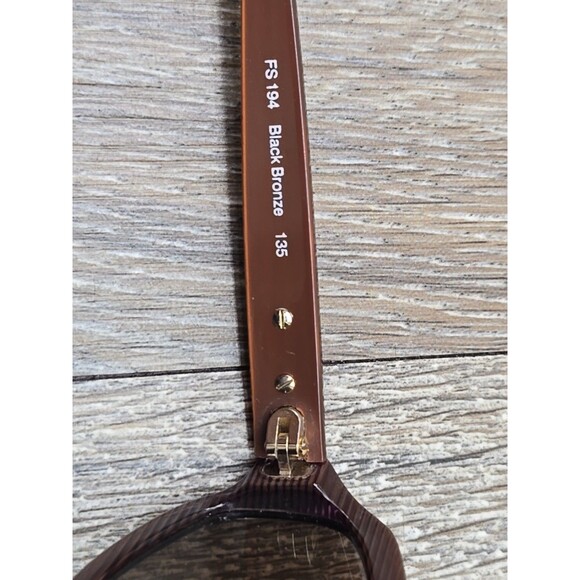 Vintage Fendi Designer Sunglasses - FS 194 Black Bronze Size 135 Small - Picture 11 of 15